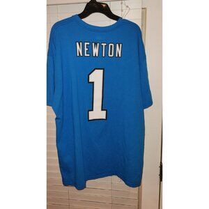 Carolina Panthers Shirt Mens 2XL CAM NEWTON #1 preowned.......................B6